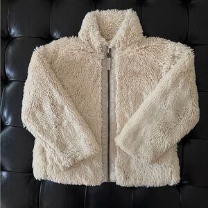 Patagonia Kids lunar frost faux fur coat XS (5/6)